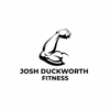 Josh Duckworth Fitness logo with black bicep design on white background